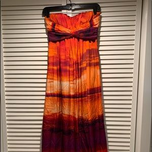 Jessica Simpson Strapless Maxi Dress Size 2